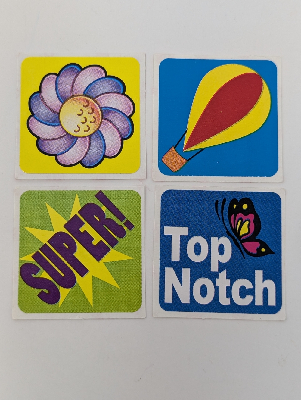 Highlights Vintage Stickers Reward Top Notch Hot Air Balloon